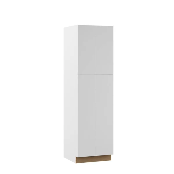 Hampton Bay Designer Series Edgeley Assembled 24x84x23.75 in. Pantry Kitchen Cabinet in White - Edgeley White
