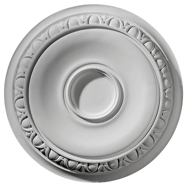 24 1/4x22OD x 1 1/2x22P Caputo Ceiling Medallion (Fits Canopies Up to 6x22) - Hand-Painted Rust