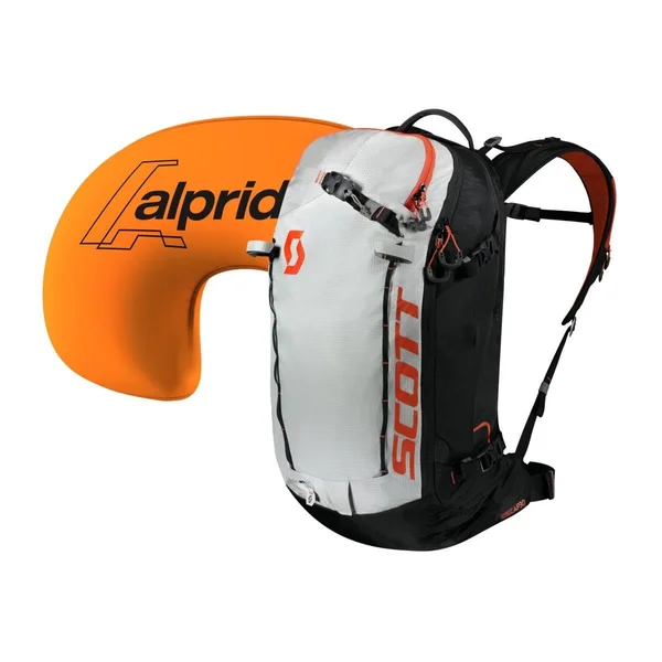 Scott Patrol E1 30 Black, Tangerine AIRBAG Backpack