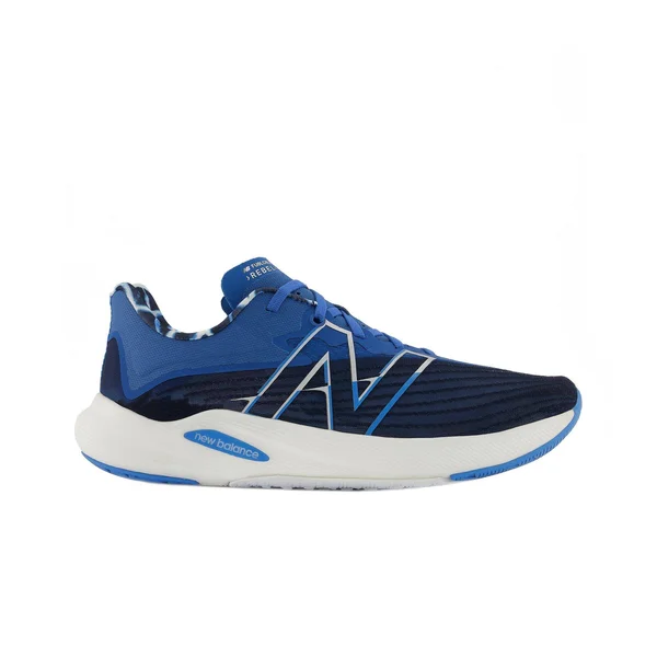 New Balance Men's FuelCell Rebel V2 Running Shoes - Blue/Red (Size 11.5)