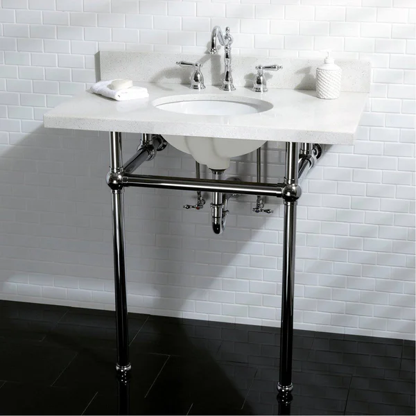 Kingston Brass Ks1995al Heritage Widespread Lavatory Faucet with Brass Pop-Up - Oil Rubbed Bronze