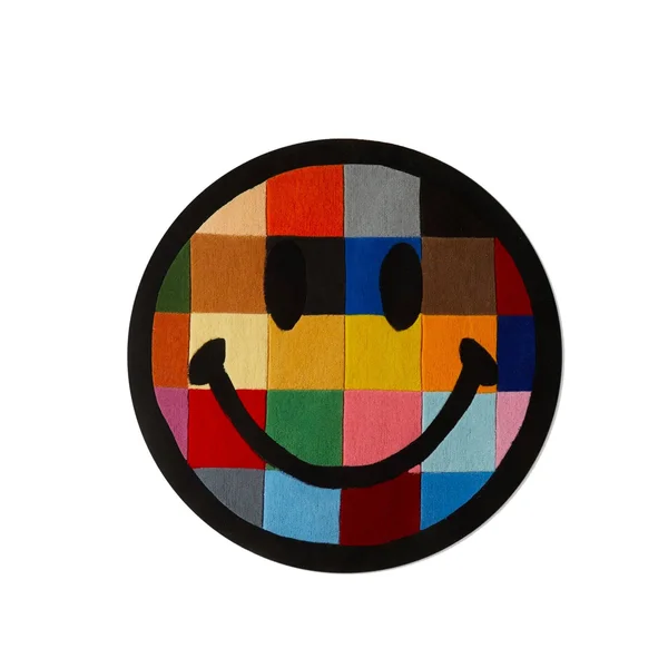 Chinatown Market Smiley Color Tile Rug 4ft - Multi - Feature
