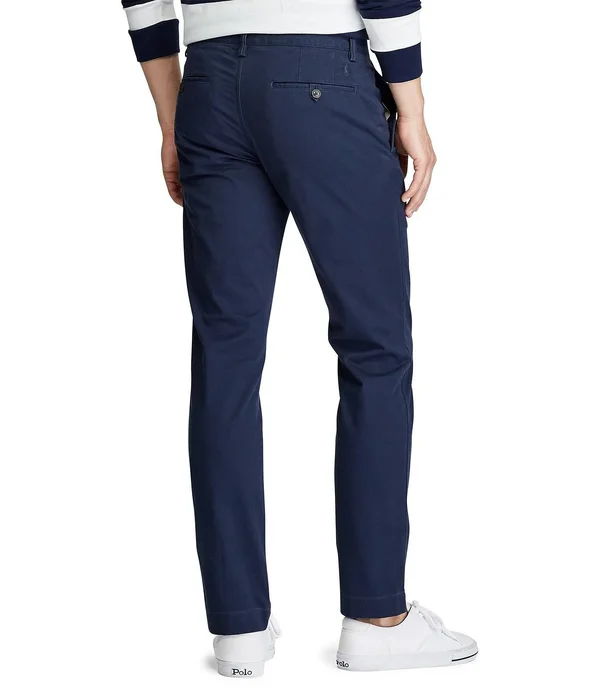 Polo Ralph Lauren Men's Slim-Fit Stretch Chino Pants - Pure White