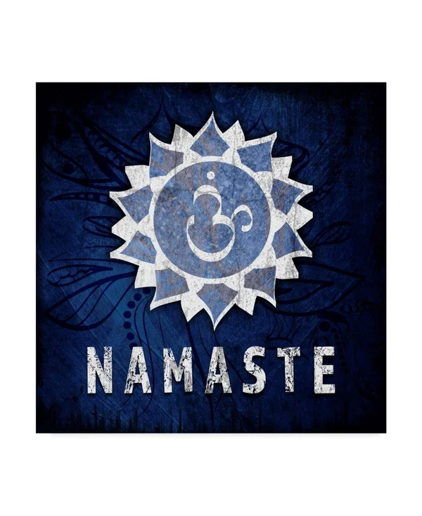Trademark Art LightBoxJournal 'Yoga Symbol Namaste' Canvas Art