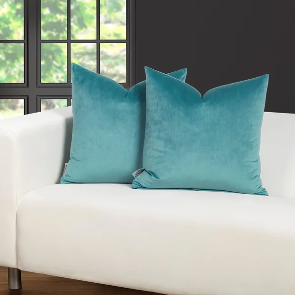 F. Scott Fitzgerald Tender Night Turquoise Throw Pillow - 22x22 x 22x22