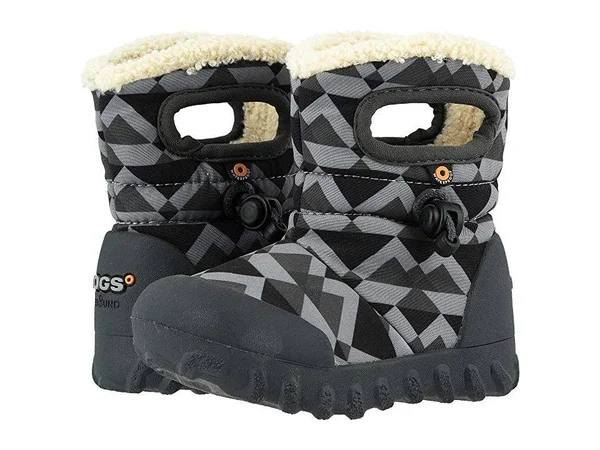Bogs B-Moc Mountain Boy's Gray Multi 13 Tod