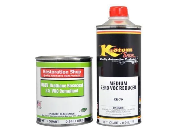 Machinery Gray Quart Kit Low VOC Urethane Basecoat Car Auto Body Paint Kit