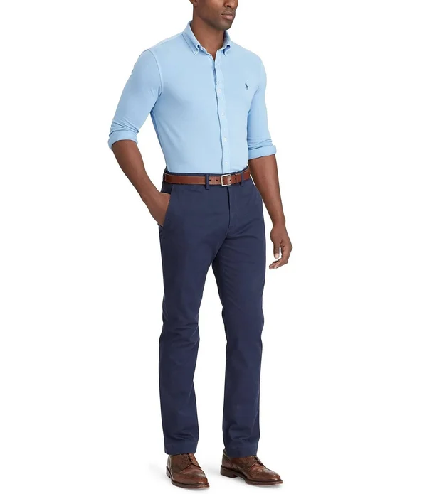 Polo Ralph Lauren Men's Big & Tall Bedford Classic-Fit Stretch Chino Pants - Khaki Tan
