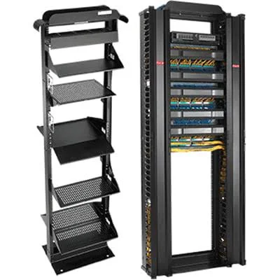 Hoffman EDR19FM24U Open LAN Rack, 19 in x 24U
