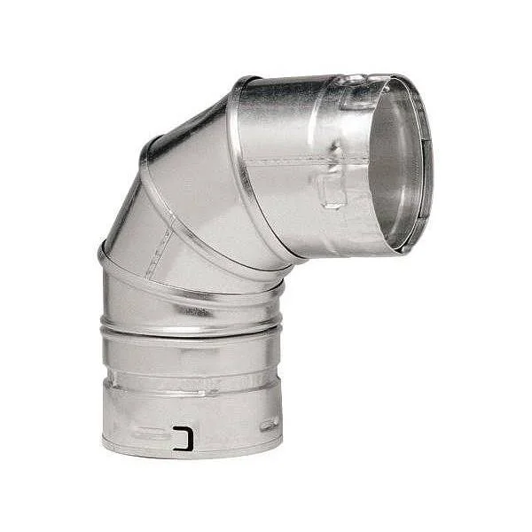 Metal-Fab B-Vent 90 Degree Adjustable Elbow - 6M90