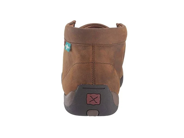 Twisted x Boots Men's MDMW001 Driving Moc, Distressed Saddle