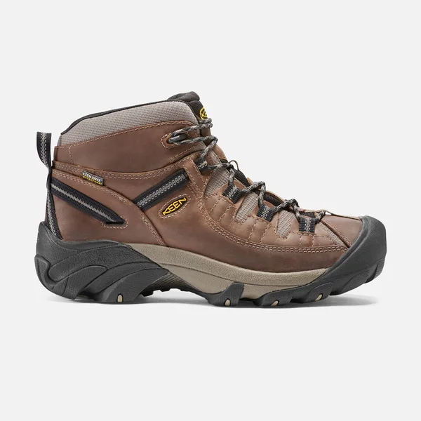 Keen Men's Targhee II Mid Waterproof Hiking Boots, Brown, 7.5