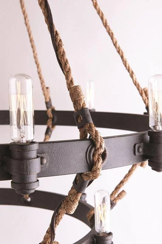 Troy Lighting Pike Place 2 Light Wall Sconce, Shipyard Bronze - B3122