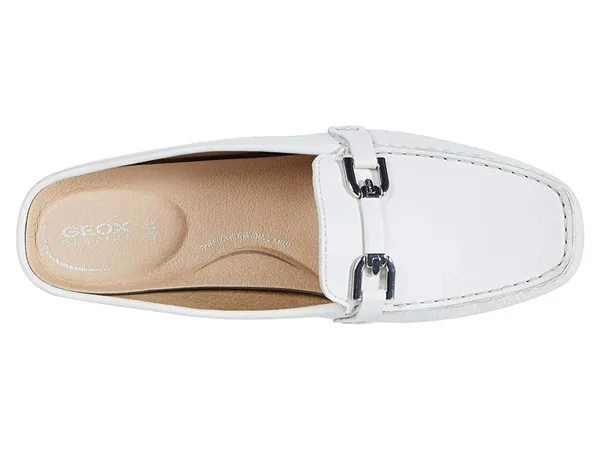 Women's Geox Annytah Loafer Mule, Size 10US - White