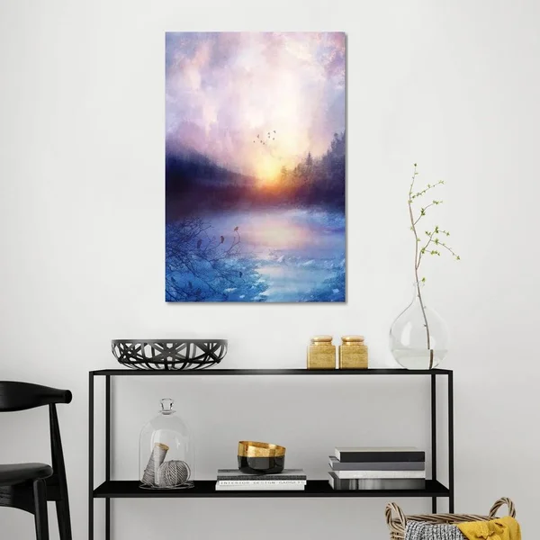 Viviana Gonzalez Paintings on Canvas Art - Wish You Were Here, Chapter IV Print ( scenic & landscapes > Sky > sunris
