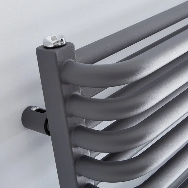 Hudson Reed Arch - Hydronic Towel Warmer - 50x22 x 20x22 - Modern European Design - Anthracite