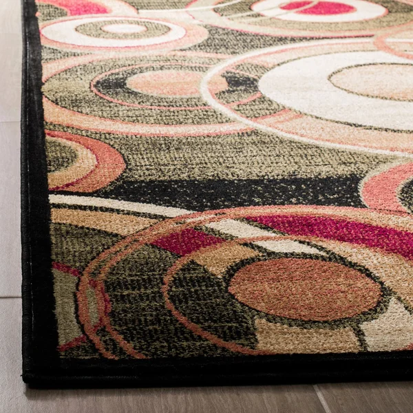 Safavieh Lyndhurst LNH225B 2&3x22 x 10&0x22 Runner Black, Multi Area Rug