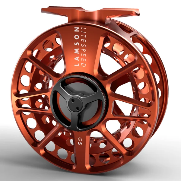 Lamson Litespeed G5 Fly Reel, Cinder, 5+