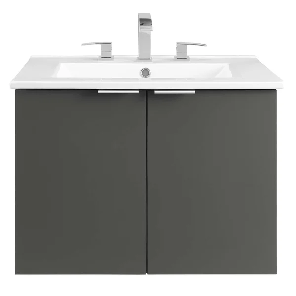 Modway Maybelle 24x22 Wall-Mount Bathroom Vanity EEI-5379 - Navy White