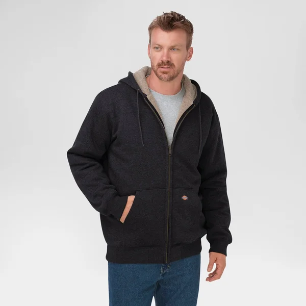 Dickies Men's Black Sherpa Lined Fleece