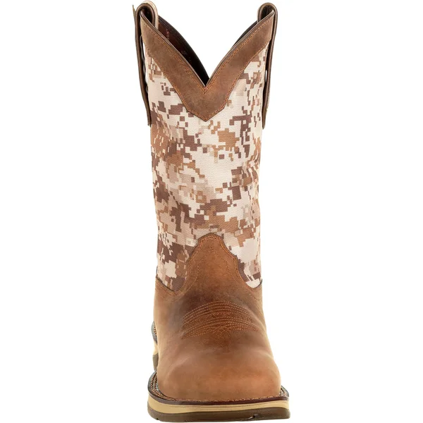 Durango Men's Rebel Pull-On Western Boot Desert Camo