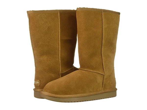 Koolaburra by Ugg Girls& Koola Tall Boot, Size: 1, Chestnut Suede