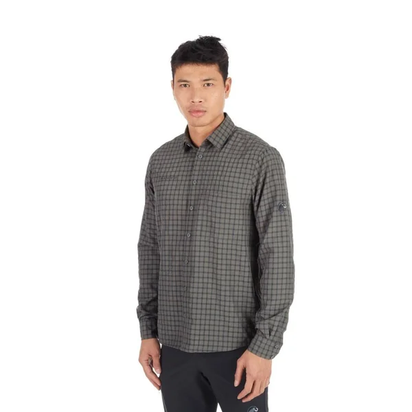 Mammut Lenni Long Sleeve Shirt - Men's Titanium, XL