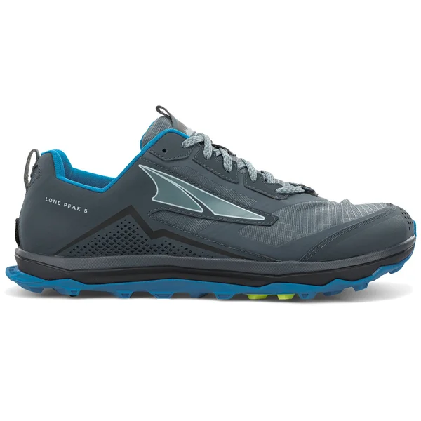 Altra Lone Peak 5 Wide 12.5, Blue/Lime (Men's)