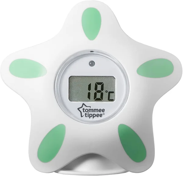 Tommee Tippee Closer to Nature Bath and Room Thermometer - White