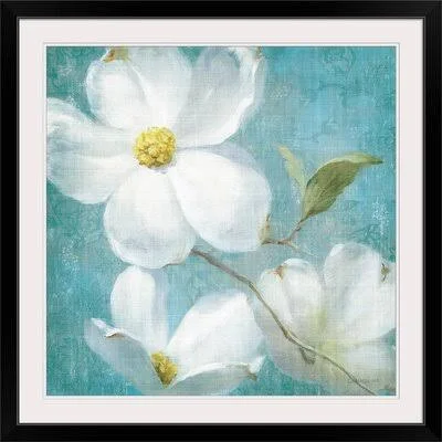&Indiness Blossom Square Vintage IV& Danhui Nai Painting Print Laurel Foundry Modern Farmhouse Format: Black Frame - Size: 38x22