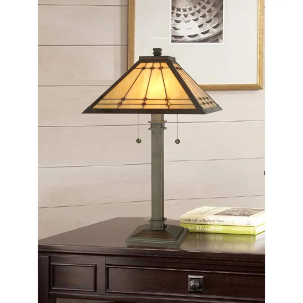 Dale Tiffany TT70734 Jeweled Mission Table Lamp