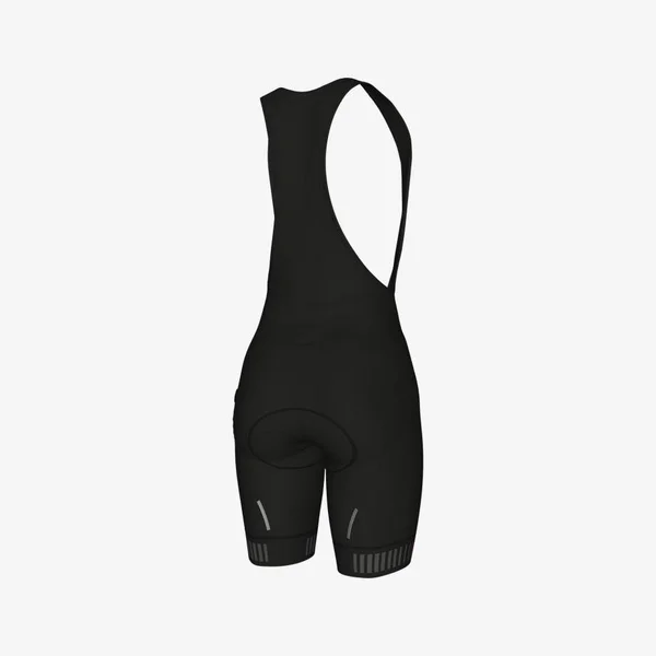 Alé Solid Traguardo Bib Shorts Black Women M