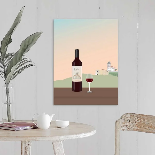Tuscan Wine I - Canvas Wall Art, 18x24, Great Big Canvas