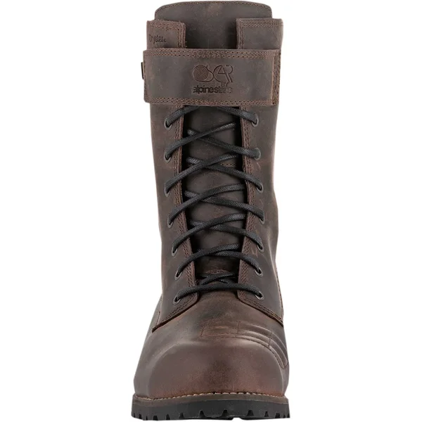 Alpinestars Firm Drystar Boots (8 - Dark Brown Oiled)