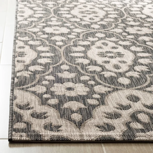 Safavieh Martha Stewart MSR4115 Grey/Aqua 9& x 12& Area Rug