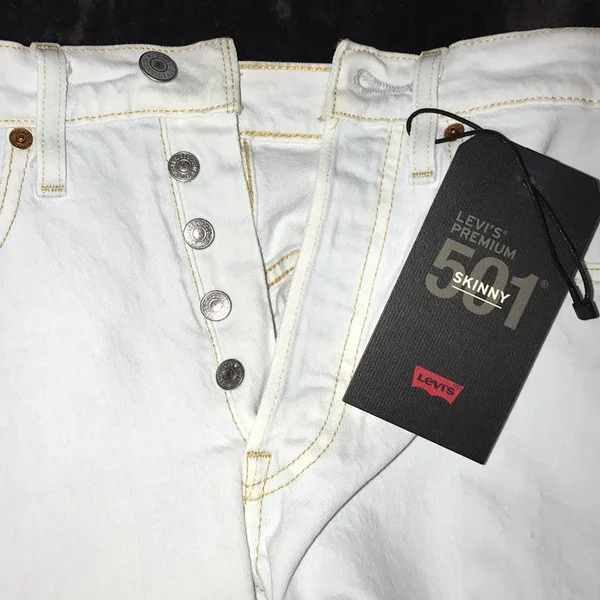Levi&s Jeans - Levis Premium 501 Skinny Jeans, Color: Blue/Red/White, Size: 26, Kaaayscloset&s Closet