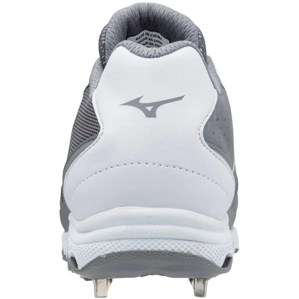 Mizuno 9-Spike Advanced Sweep 4 Low Womens Metal Softball Cleat - Women's, Size: 11.5, White