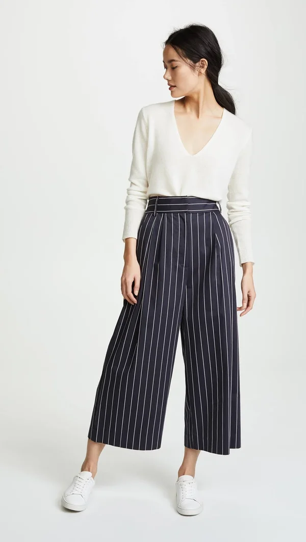 Theory Adrianna Cashmere Sweater Ivory P