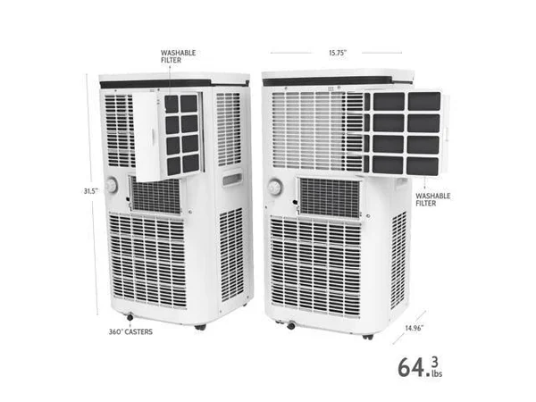 Rollicool 14 - 000 BTU Portable Air Conditioner with Voice Control (100H-20)