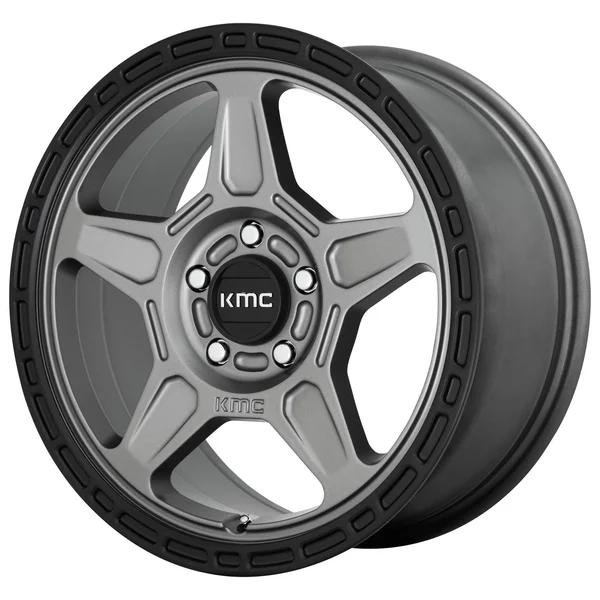 KMC KM721 Alpine Satin Gray 17x8 5x100 38mm (KM72178051438)