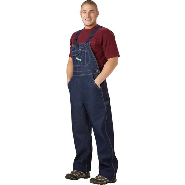 Key Denim Bib Overall - Indigo Denim Rigid