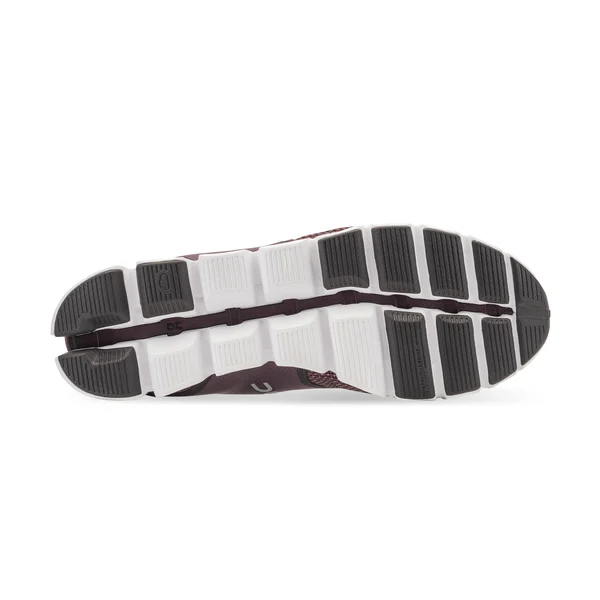 on Cloud Running Shoe Men's, Pebble/Raisin, 7.5