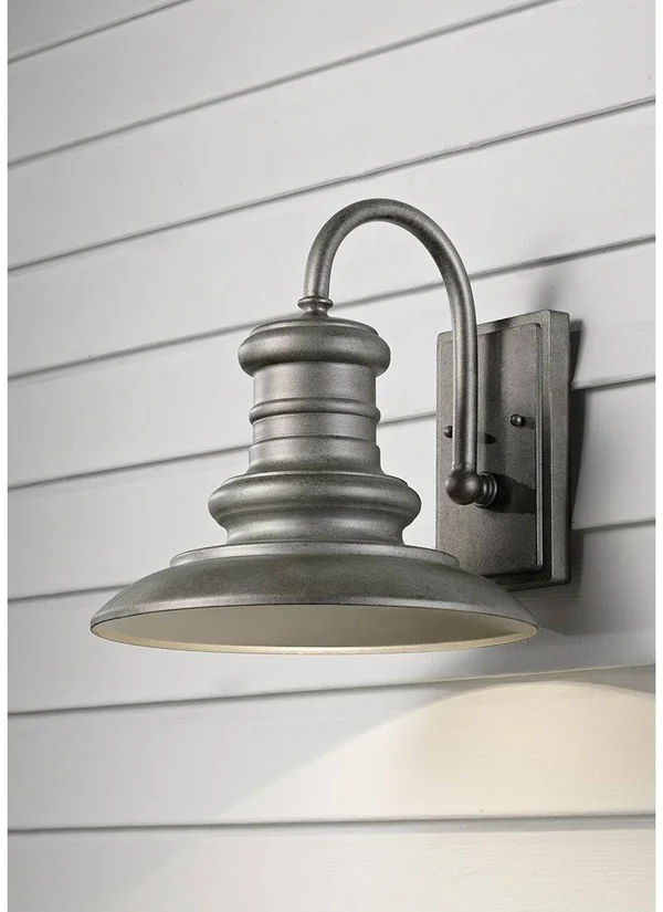 Feiss OL8601RSZ-L1 Redding Station Outdoor Wall Sconce, Restoration Bronze