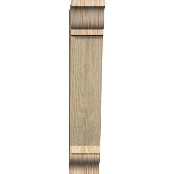 4x22W x 14x22D x 22x22H Traditional Traditional Rough Sawn BRACKET, Douglas Fir