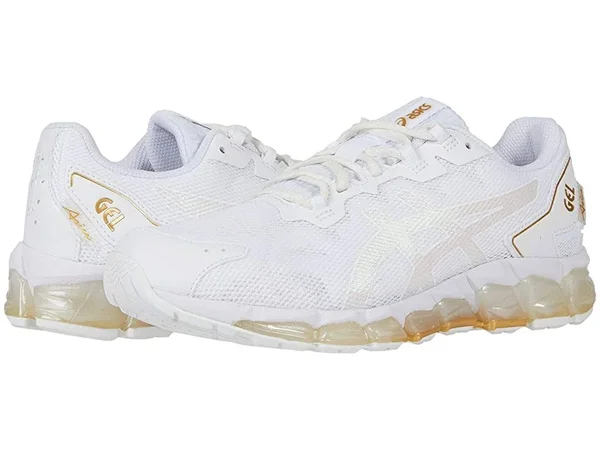 Asics Gel-Quantum 360 6 Women's Shoes White/Pure Gold : 5.5 B
