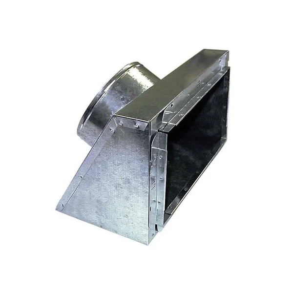 Master Flow 12 in. x 6 in. to 8 in. Slant Top Insulated Register Box with Tabs - R6