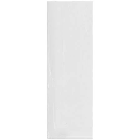 Plymor Flat Open Clear Plastic Poly Bags - 2 mil, 6 inch x 18 inch, Men's, Size: Case of 1000