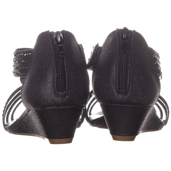 Charter Club Womens Gini Open Toe Casual Strappy Sandals - Black