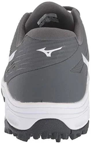 Mizuno Men's Ambition All Surface Low Turf Shoe - Gray/White, 15