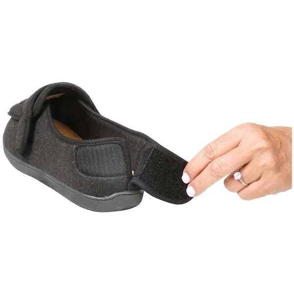 Foamtreads Men's Extra-Depth Wool Slippers for Swollen Feet - Size: 10, Gray